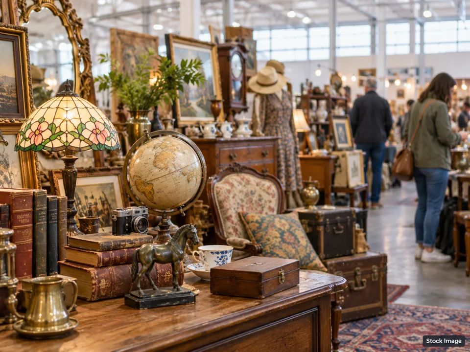 State Fair of Texas: Antique & Vintage Fairs in Dallas, Texas (vintage/retro market scene)
