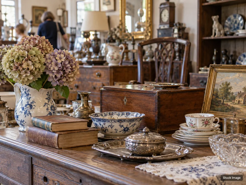 Texas Gun Collectors Association Fall Show: Antique & Vintage Fairs in Denton, Texas (estate-sale trail scene)