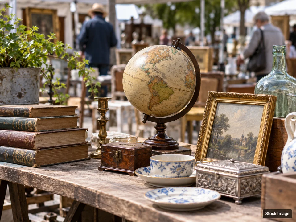 Beauvoir Fall Muster: Antique & Vintage Fairs in Biloxi, Mississippi (flea market scene)