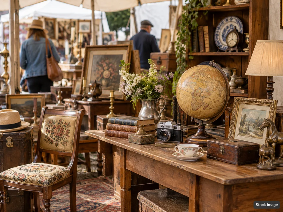 Vendor Market: Antique & Vintage Fairs in Chino Valley, Arizona (vintage/retro market scene)