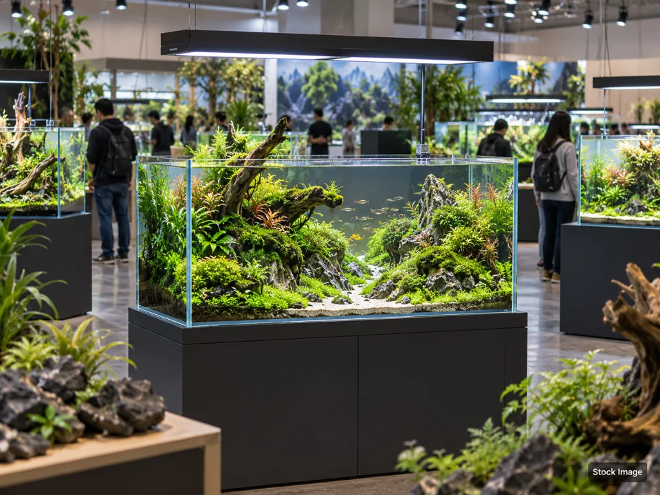 Aquarium & Fishkeeping Expos — aquascaping scene
