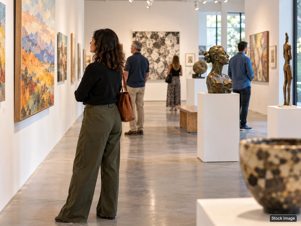 Foothills Art Festival: Art & Fine-Art Festivals in Jackson, Ohio (gallery walk scene)