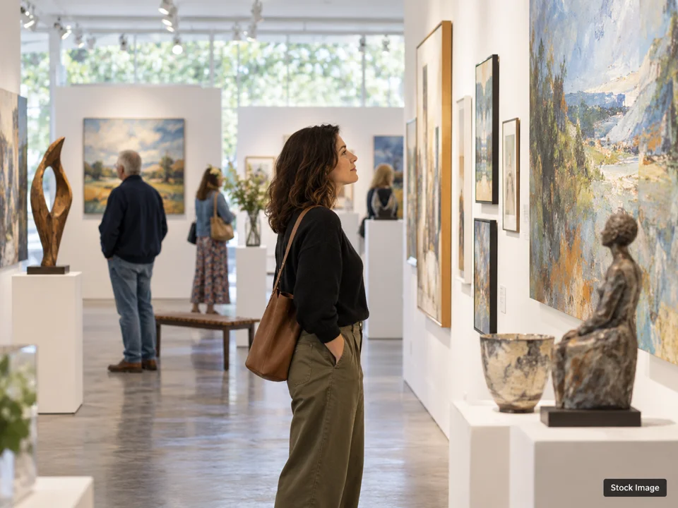 2026 Odin Autumn Art and Craft Show: Art & Fine-Art Festivals in Odin, Minnesota (gallery walk scene)