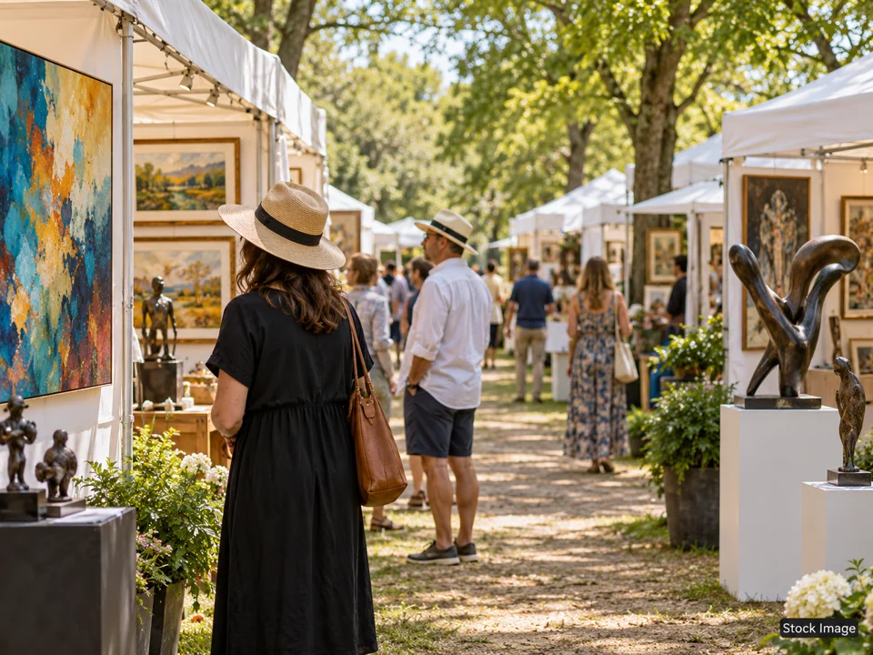 St. Armands Fall Festival of the Arts: Art & Fine-Art Festivals in Sarasota, Florida (fine art fair scene)