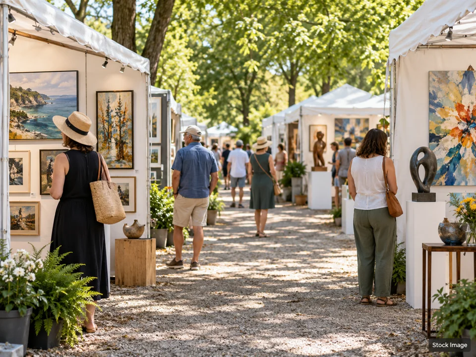 Jubilee Festival of Arts: Art & Fine-Art Festivals in Daphne, Alabama (gallery walk scene)