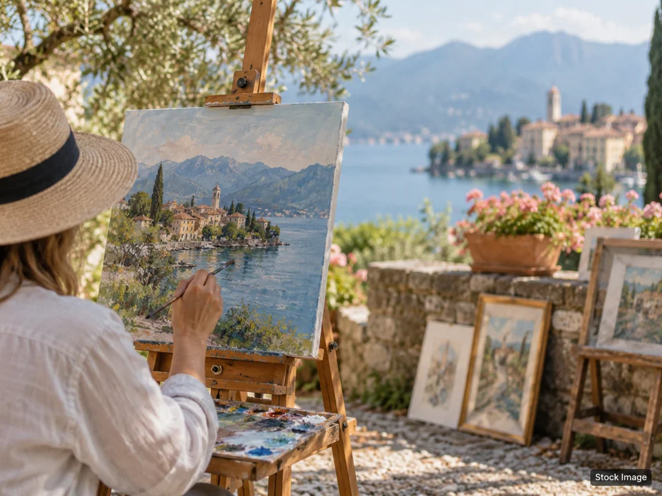 The Arts in Autumn: Art & Fine-Art Festivals in Carmel, Indiana (plein air scene)