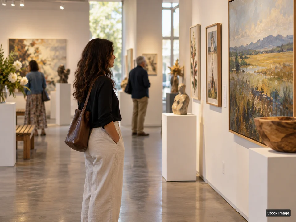 Harvest Arts Festival: Art & Fine-Art Festivals in New Jersey (gallery walk scene)