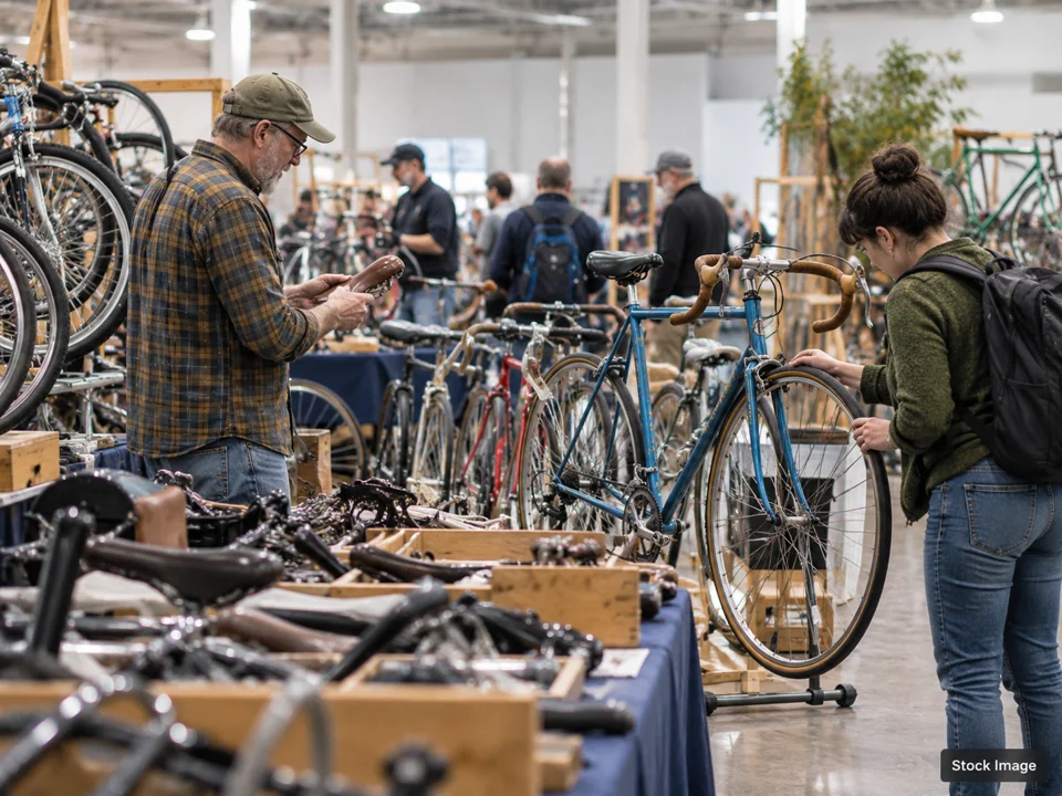 38th Annual Donnie Smith Bike Show & Swap Meet: Bicycle & Cycling Expos in Saint Paul, Minnesota (cycle swap scene)