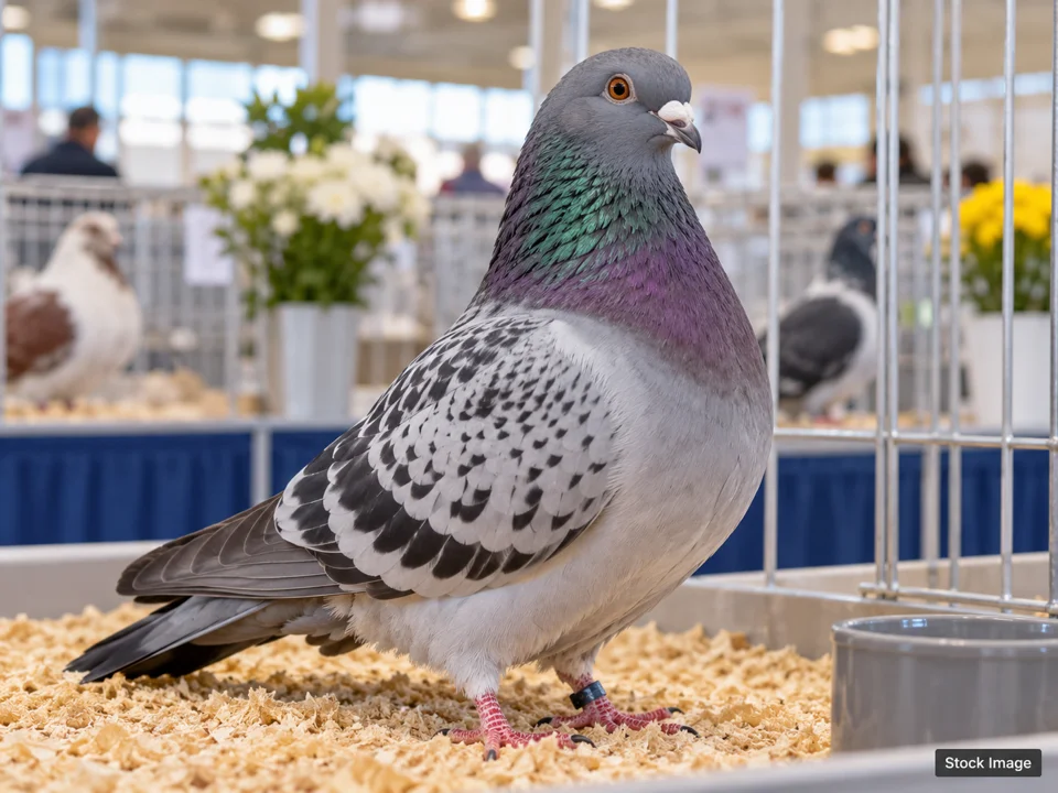 South Carolina State Fair: Bird & Poultry Shows (pigeon scene)