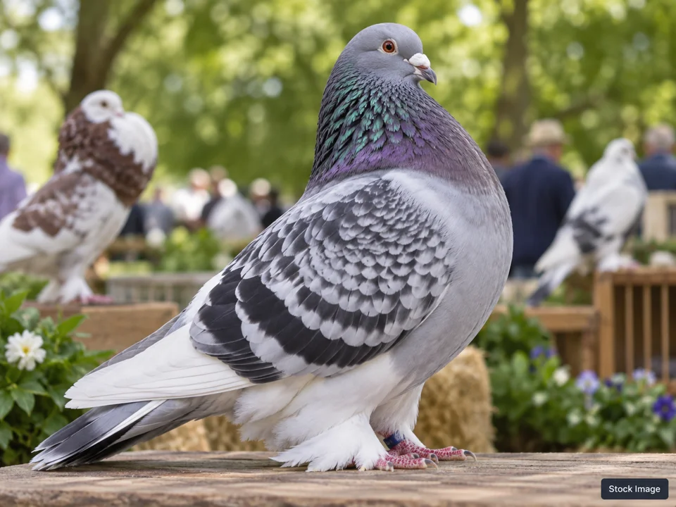 Exotic Bird Mart & Expo - Chino: Bird & Poultry Shows in Chino, California (pigeon scene)