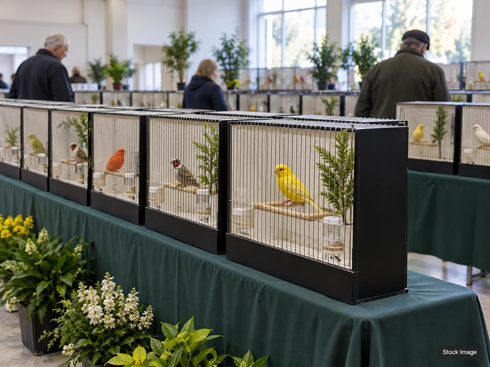 Old English Game Bantam Jamboree: Bird & Poultry Shows (cage-bird scene)