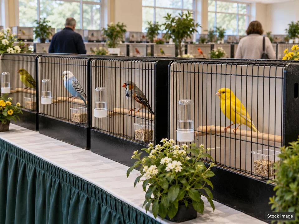 Ohio National Poultry Show: Bird & Poultry Shows (cage-bird scene)