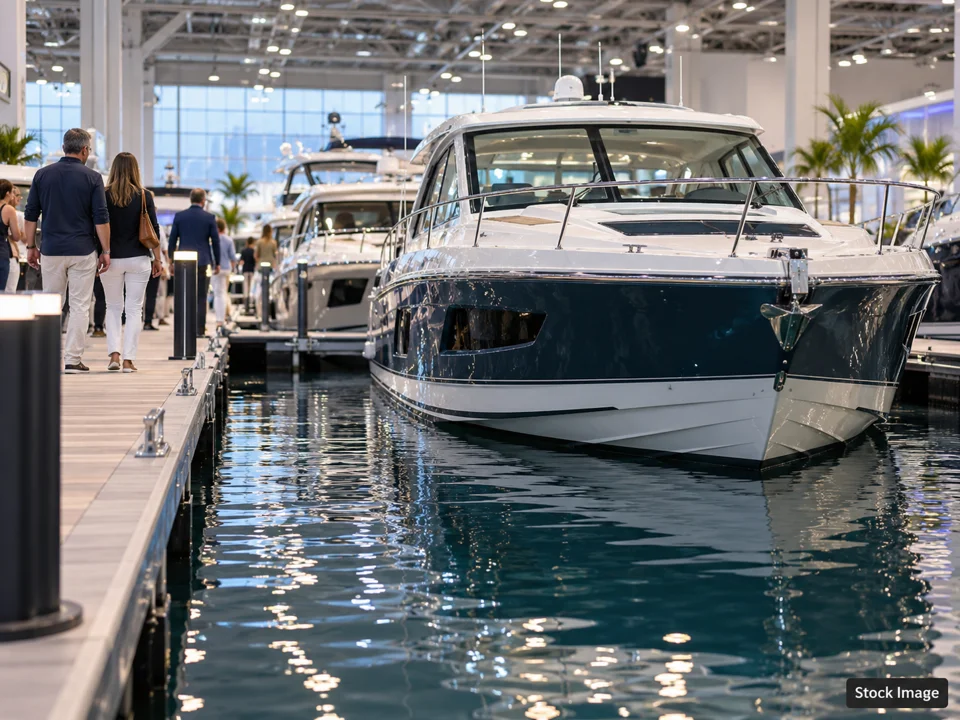 Martin County Marine Flea Market & Seafood Fest: Boat Shows (in-water boat shows scene)