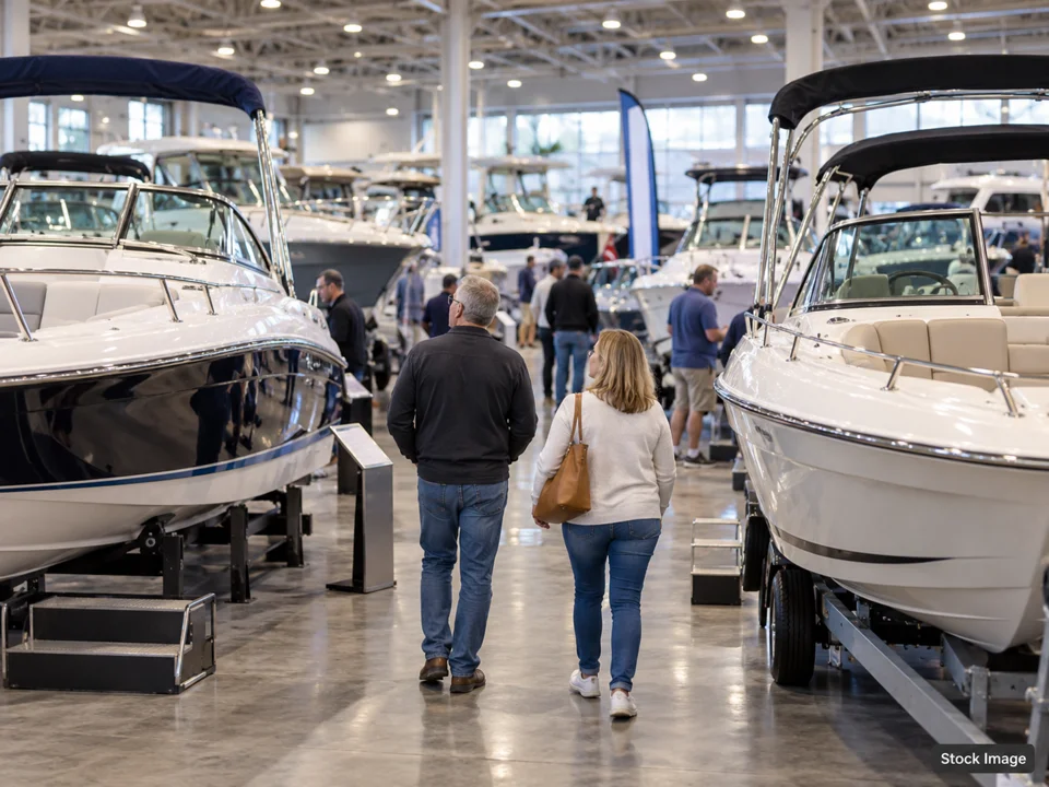 Martin County Marine Flea Market & Seafood Fest: Boat Shows in Stuart, Florida (used-boat show scene)