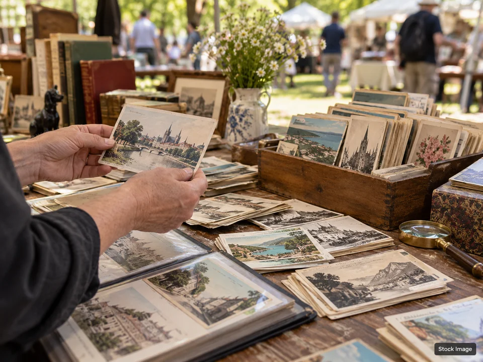 Fables and Flames Romantasy Book Gala 2026: Antiquarian Book, Paper & Ephemera Fairs in Bloomington, Minnesota (postcards scene)