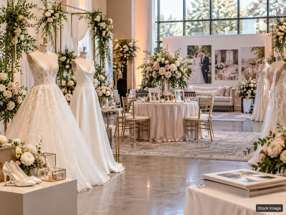 The Bride Expo DFW @ Towne & Grace: Bridal & Wedding Expos in Mesquite, Texas (wedding showcase scene)