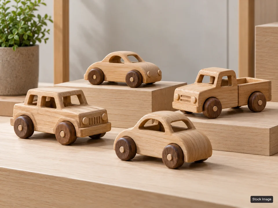 The Chantilly Show: Multi-Category Collectible Expos in Chantilly, Virginia (unbranded miniature wooden cars scene)
