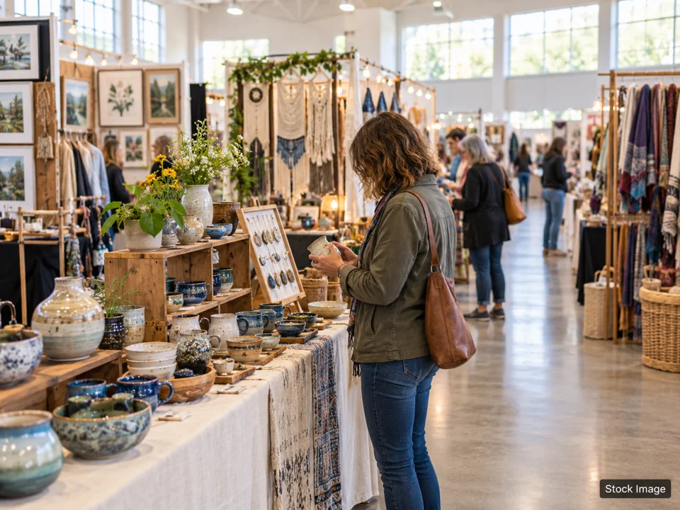 Craft Shows & Fairs — handmade/artisan market scene