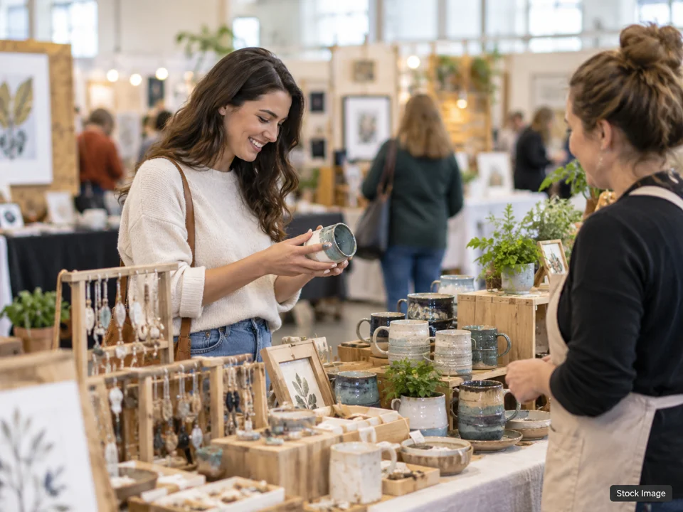 Fall Craft Show at the Christian Village at Mason: Craft Shows & Fairs in Mason, Ohio (vendor/maker market scene)