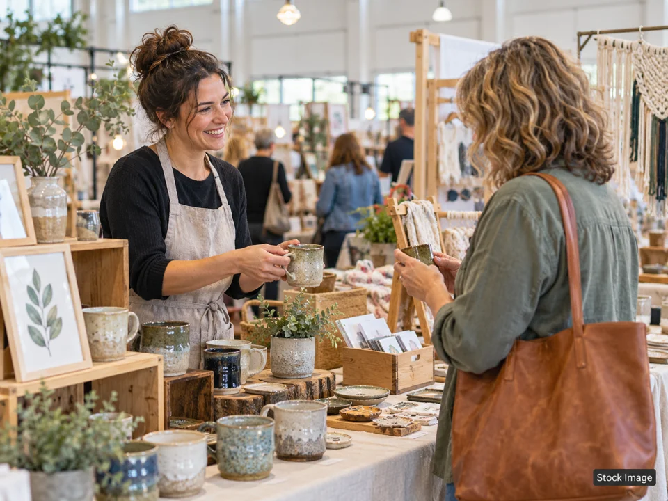 Holly Day Bazaar: Craft Shows & Fairs in Westerville, Ohio (vendor/maker market scene)