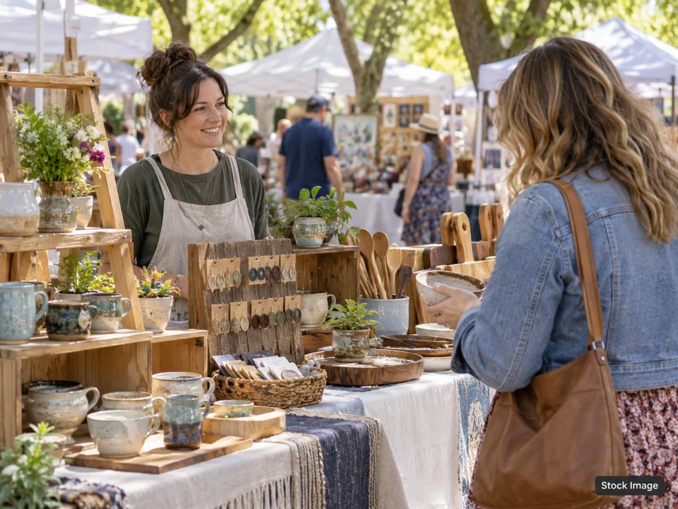 Wishing Spring Arts and Craft Fair: Craft Shows & Fairs in Arkansas (vendor/maker market scene)