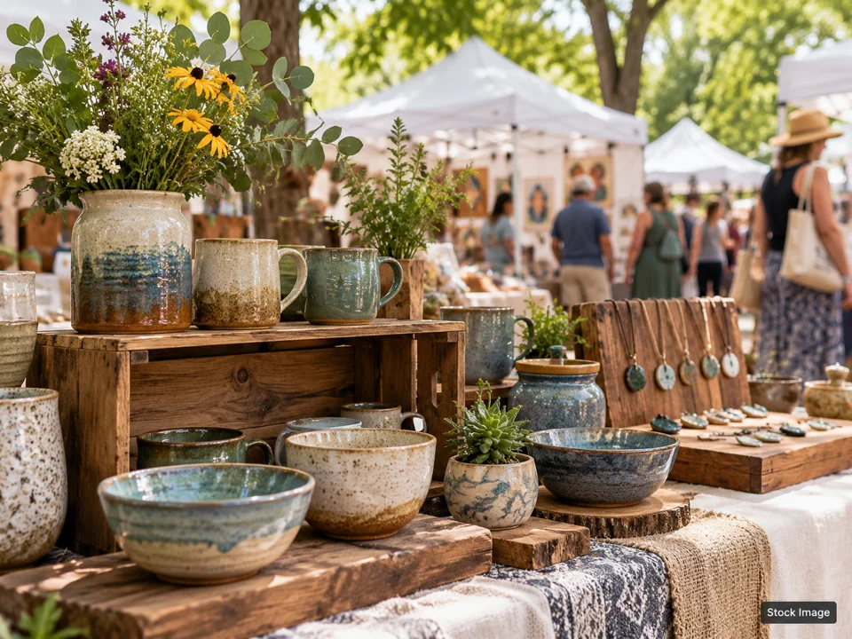 Heart of the Ozarks Craft Fair and Fall Festival: Craft Shows & Fairs in Fayetteville, Arkansas (handmade/artisan market scene)