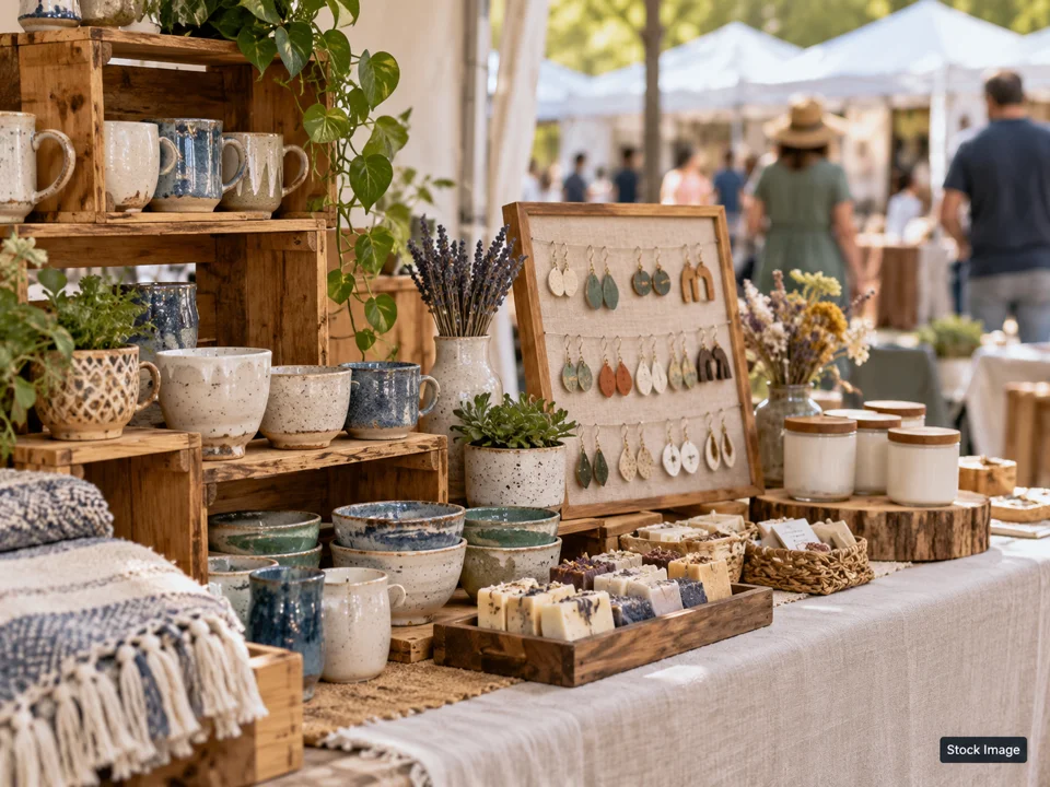 Art in Oro Valley - October: Craft Shows & Fairs in Oro Valley, Arizona (vendor/maker market scene)