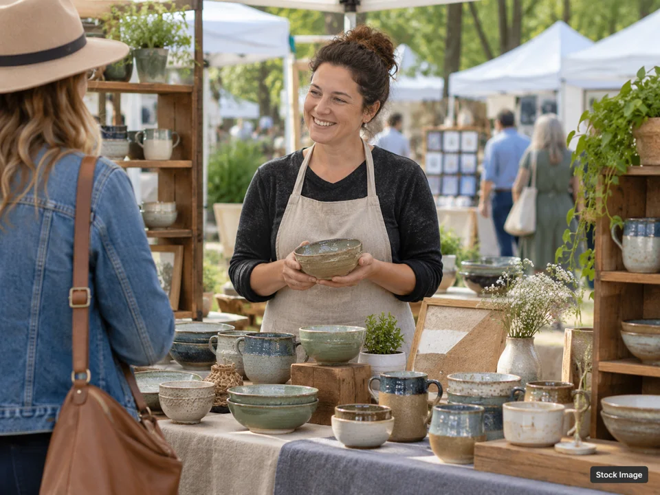 Tempe Fall Arts and Crafts Boutique: Craft Shows & Fairs in Tempe, Arizona (vendor/maker market scene)