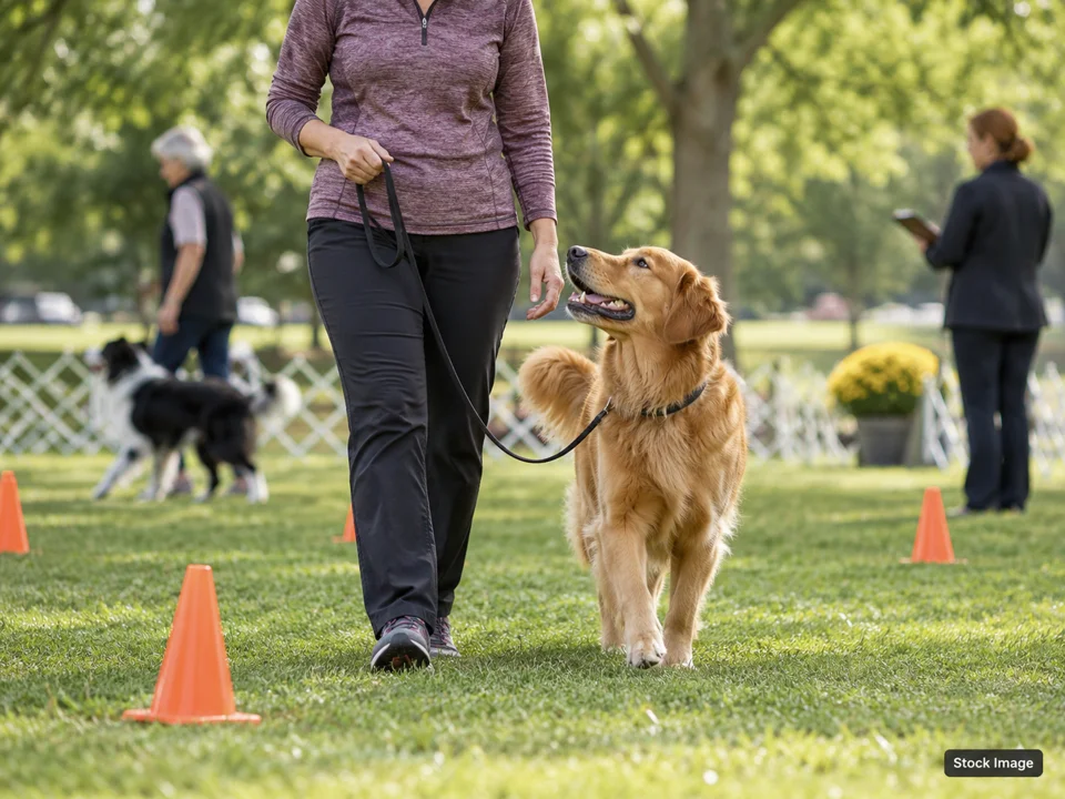 Diamond Beach Kennel Club Dog Show - Galloway, NJ: Dog Shows & Pet Expos in New Jersey (obedience scene)