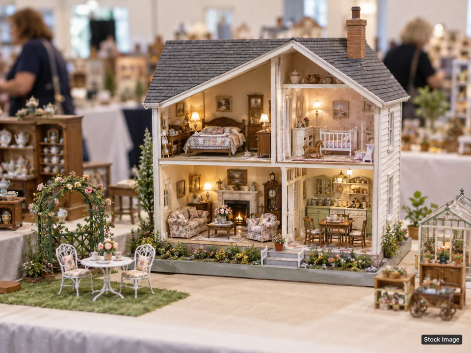 Philadelphia Miniaturia: Doll, Teddy Bear & Miniature Shows in Cherry Hill, New Jersey (dollhouse/miniatures scene)