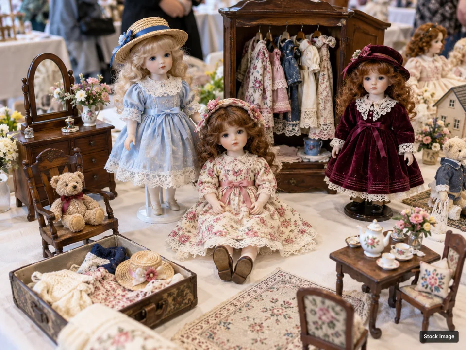 Salisbury Doll, Toy & Miniature Show: Doll, Teddy Bear & Miniature Shows in Salisbury, North Carolina (dolls scene)