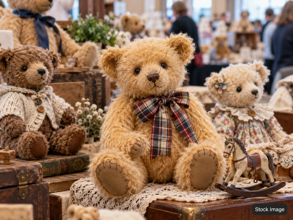 Kane County Doll Show: Doll, Teddy Bear & Miniature Shows in St. Charles, Illinois (teddy bears scene)