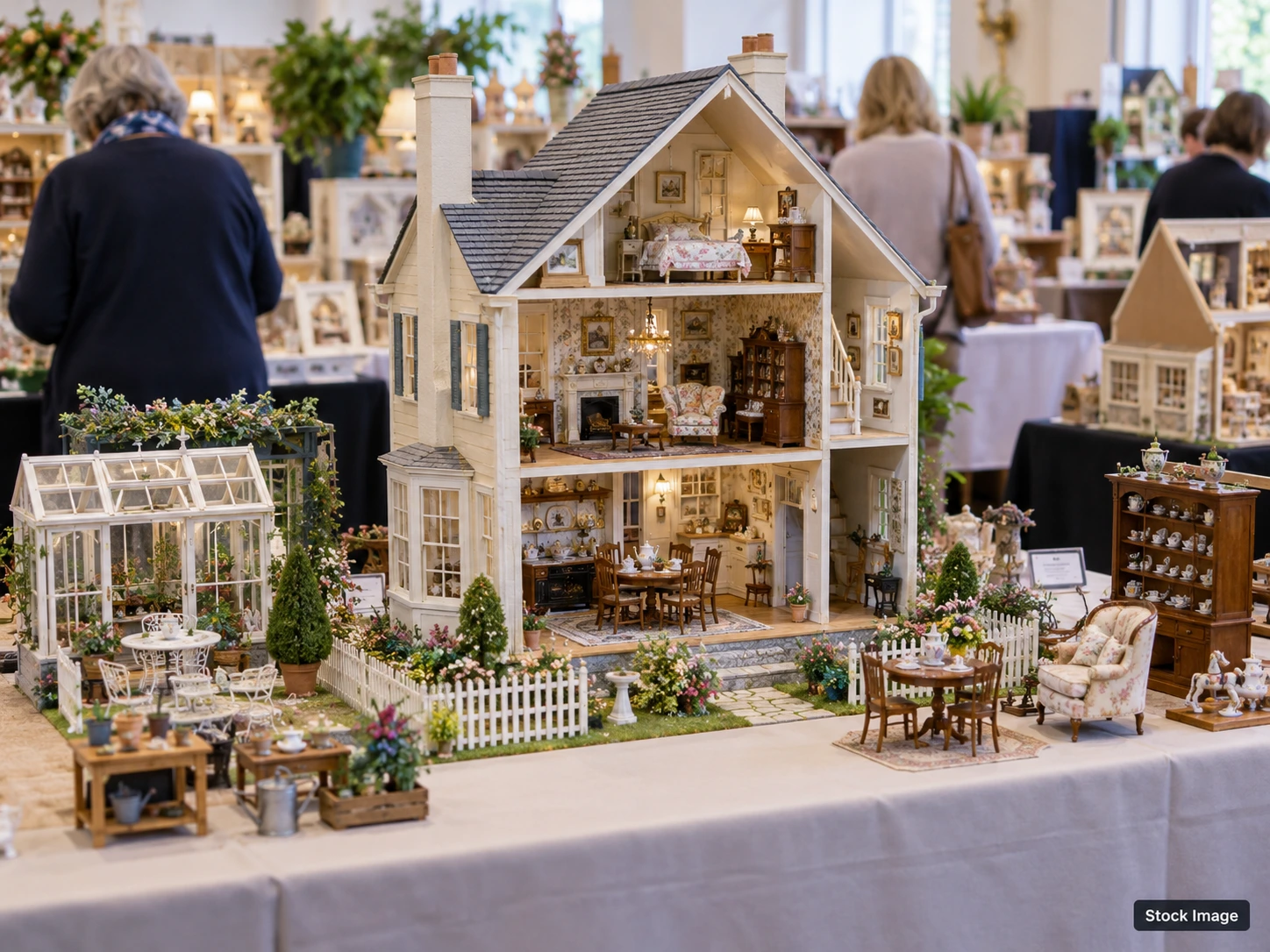 UFDC 78th Annual Convention: Doll, Teddy Bear & Miniature Shows in Illinois (dollhouse/miniatures scene)