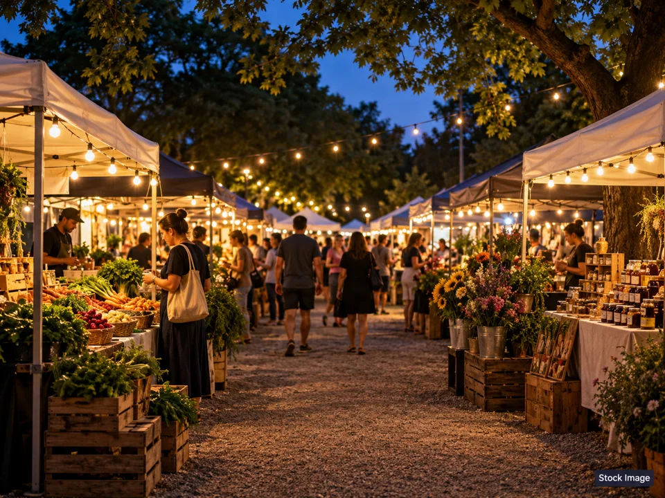 2026 Hopkins Autumn Farmers Market: Farmers & Artisan Markets in Hopkins, Minnesota (night market scene)