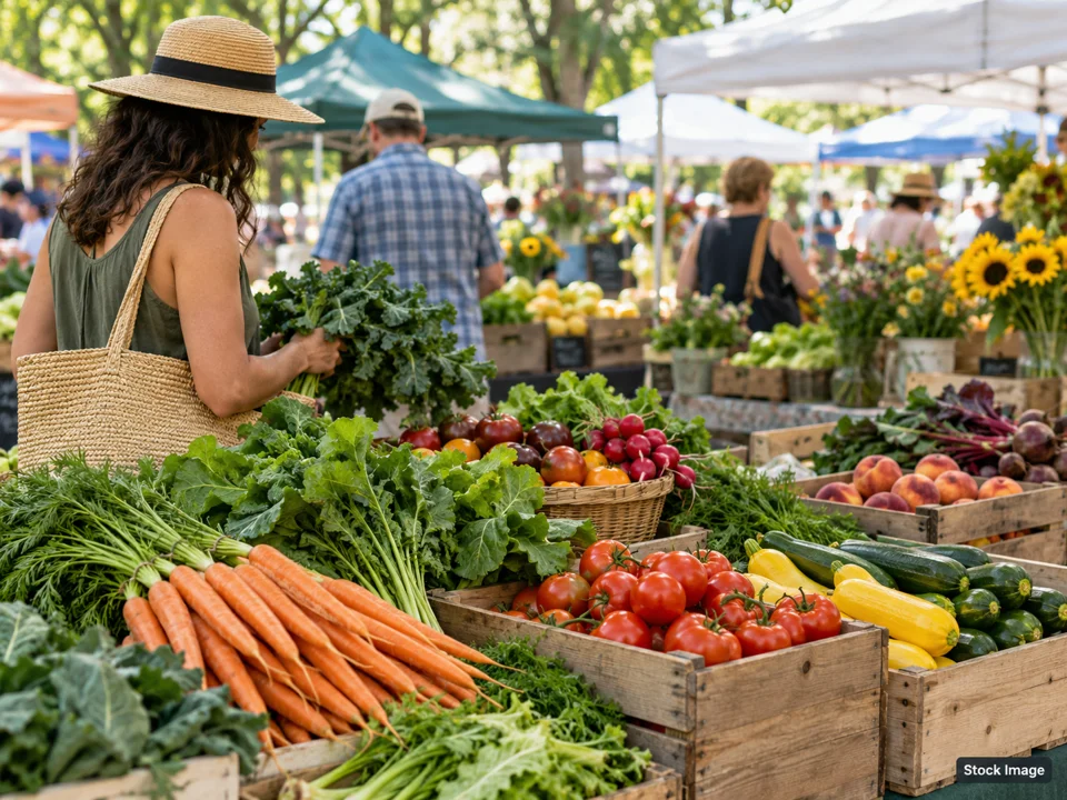 Maum Market at The Wharf: Farmers & Artisan Markets in Washington, District of Columbia (seasonal produce market scene)