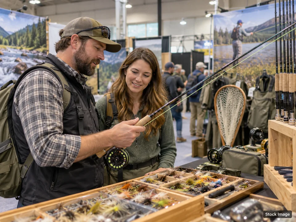 Virginia Fly Fishing & Wine Festival: Fly-Fishing, Archery & Shooting-Sports Expos in Doswell, Virginia (fly-fishing scene)