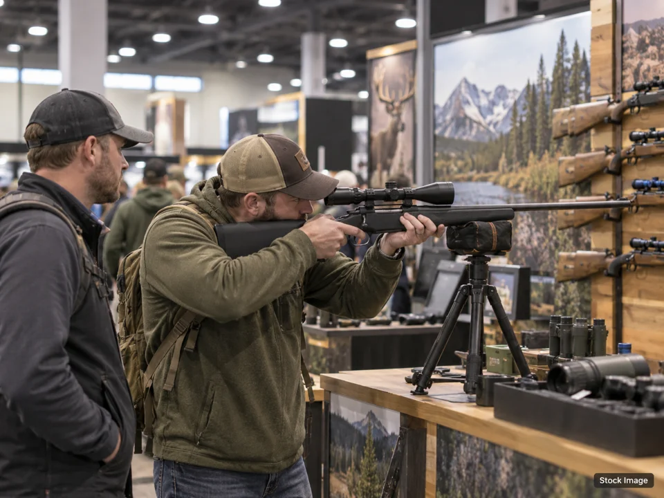 Day at the Range (Sheep Show): Fly-Fishing, Archery & Shooting-Sports Expos in Reno, Nevada (shooting sports scene)