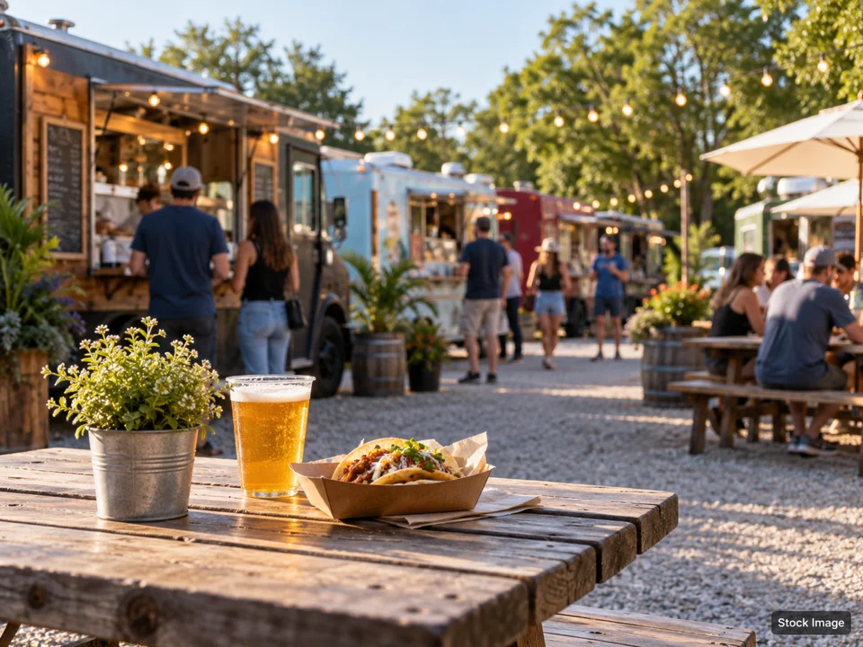Beaches Oktoberfest: Food, Beer & Wine Festivals in Jacksonville Beach, Florida (food-truck festival scene)