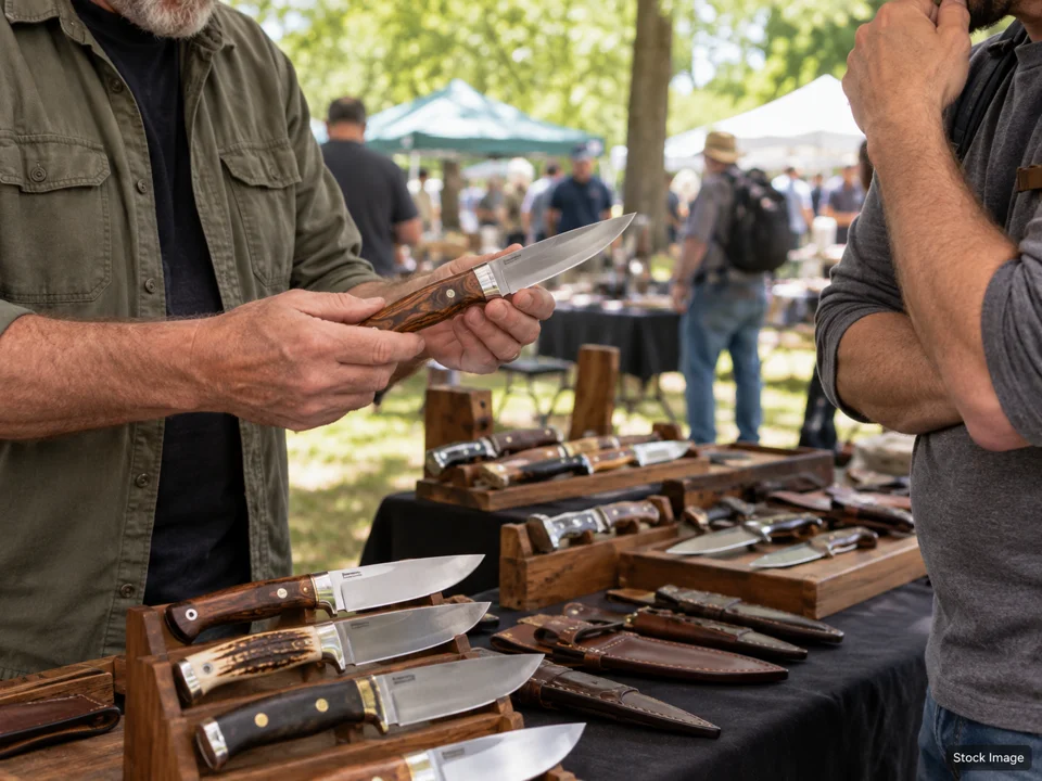 Knoxville Gun Show: Gun & Knife Shows in Knoxville, Iowa (knife show scene)