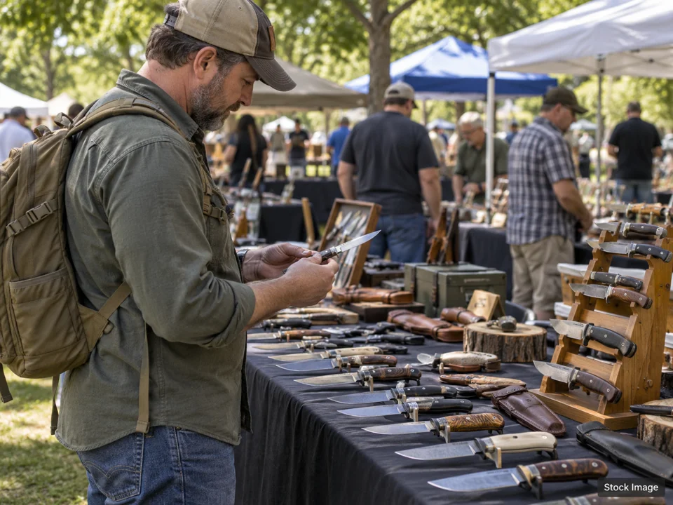 Williston Rifle and Pistol Club 25th Annual Fall Gun Show: Gun & Knife Shows in Williston, North Dakota (knife show scene)