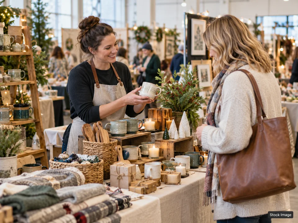 Mt. Sterling Community Center Holiday Bazaar: Holiday & Seasonal Markets in Mount Sterling, Ohio (craft/gift fair scene)