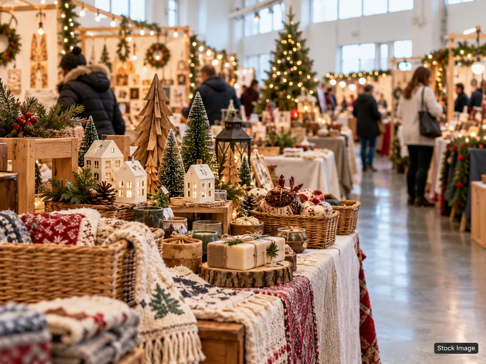WonderLight’s Christmas in Ohio: Holiday & Seasonal Markets in Hartford, Ohio (holiday bazaar scene)
