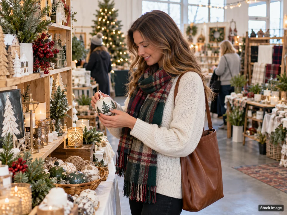 Warther’s Auxiliary Hospital Christmas Tree Show: Holiday & Seasonal Markets in Dover, Ohio (seasonal boutique scene)
