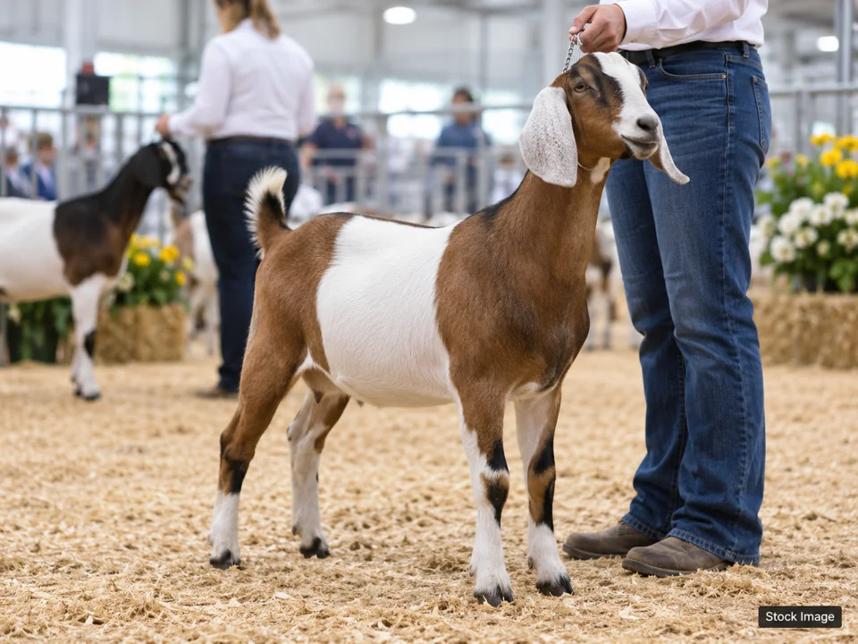 North American International Livestock Exposition: Livestock & Agricultural Breed Shows in Kentucky (goat scene)