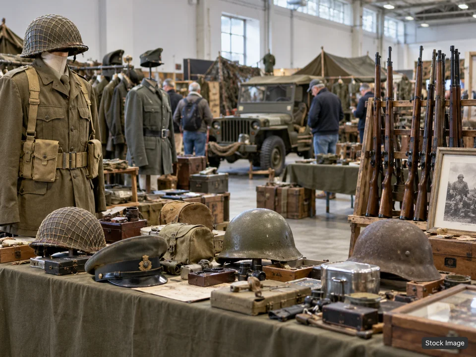 Military, Militaria & Living-History Shows — historical scene