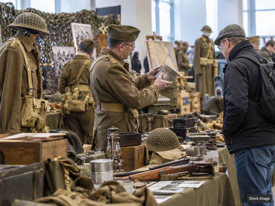 OVMS Wilmington Show: Military, Militaria & Living-History Shows in Wilmington, Ohio (living history scene)