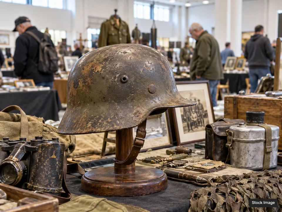 Ashville Ohio Reenactment Timeline/Grove of Heroes: Military, Militaria & Living-History Shows in Ashville, Ohio (war relic scene)