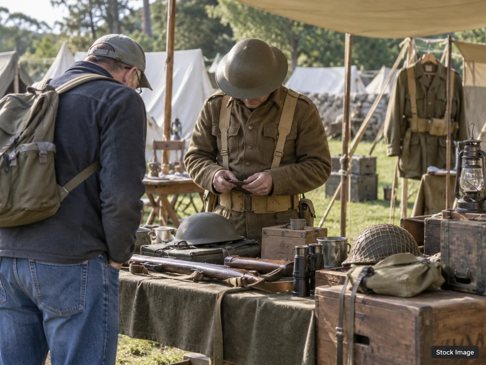 18th Century Christmas: Military, Militaria & Living-History Shows in Vonore, Tennessee (living history scene)