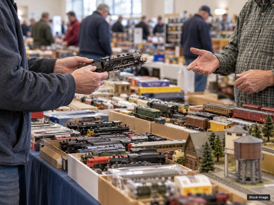 Lima Train Show & Swap Meet: Model Train Shows in Lima, Ohio (train meet/swap scene)