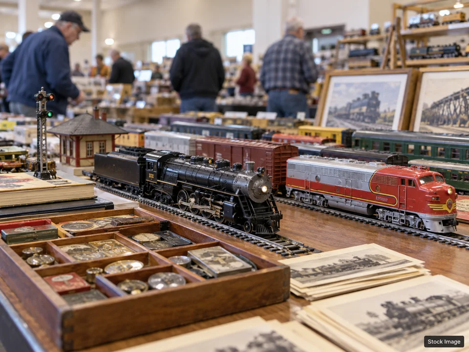 Model Railroad Spring Flea Market & Trade Show: Model Train Shows in West Chester Township, Ohio, Ohio (rail/transport collectibles scene)